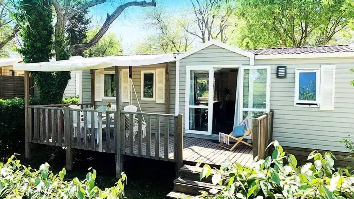 Mirepeisset House | Campsite Le Val de Cesse * - WELCOME mobile home 32m² - 3 bedrooms - TV - air conditioning - terrace - 6 people