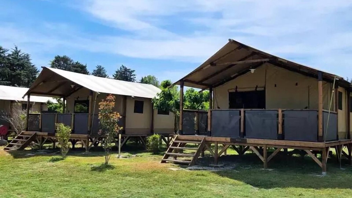 Graveson House | Campsite Les Micocouliers * - Lodge Kenya 5 people