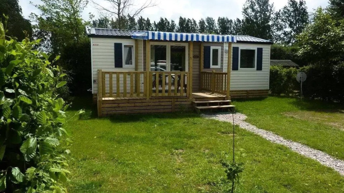 Licques House | Campsite Les Pommiers des 3 Pays * - Mobil home 55 6 people