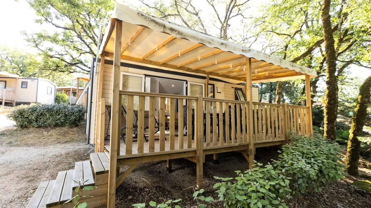 Crayssac House | Campsite Les Reflets du Quercy * - Mobil home Comfort - 2 bedrooms 4 people