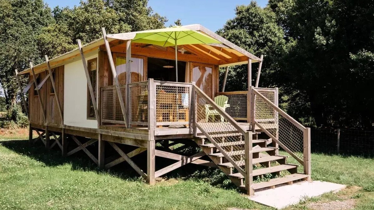 Caro House | Campsite maeva Respire Domaine de Kervallon * - Cabane Lodge 3 Rooms 5 People + TV