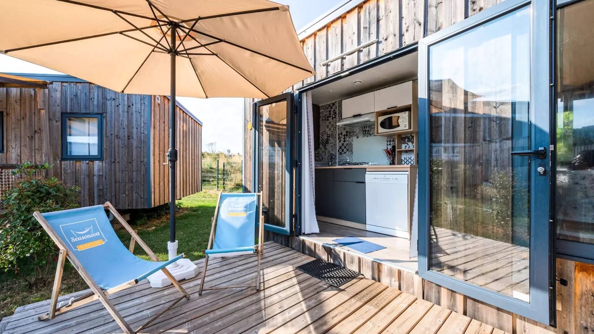 Saverne House | Campsite Seasonova Les Portes d'Alsace * - COTTAGE Prestige - 3 bedrooms Wood (sheets included) 6 persons