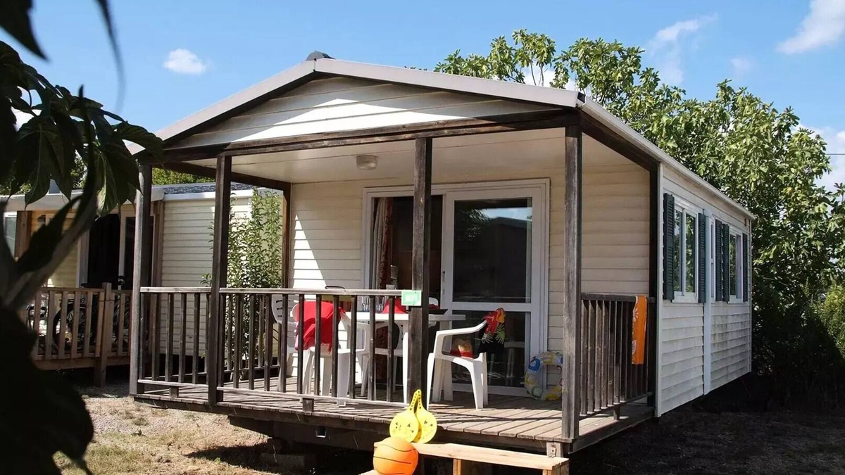 Saint-Auban House | Campsite Tikayan La Pinatelle* - Mobile home Idaho Eco 3 rooms 4 people Air-conditioned