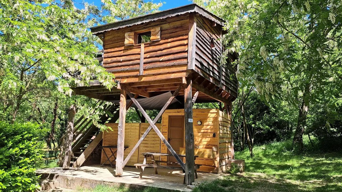 Arlebosc House | Campsite Ushuaia Villages Le Viaduc * - Cabana perched 4 persons