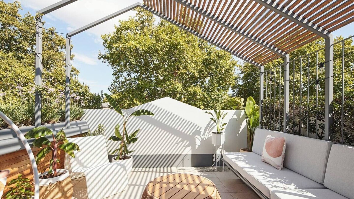 North Melbourne House | Canopy Terrace Retreat to Voguish Urban Charm