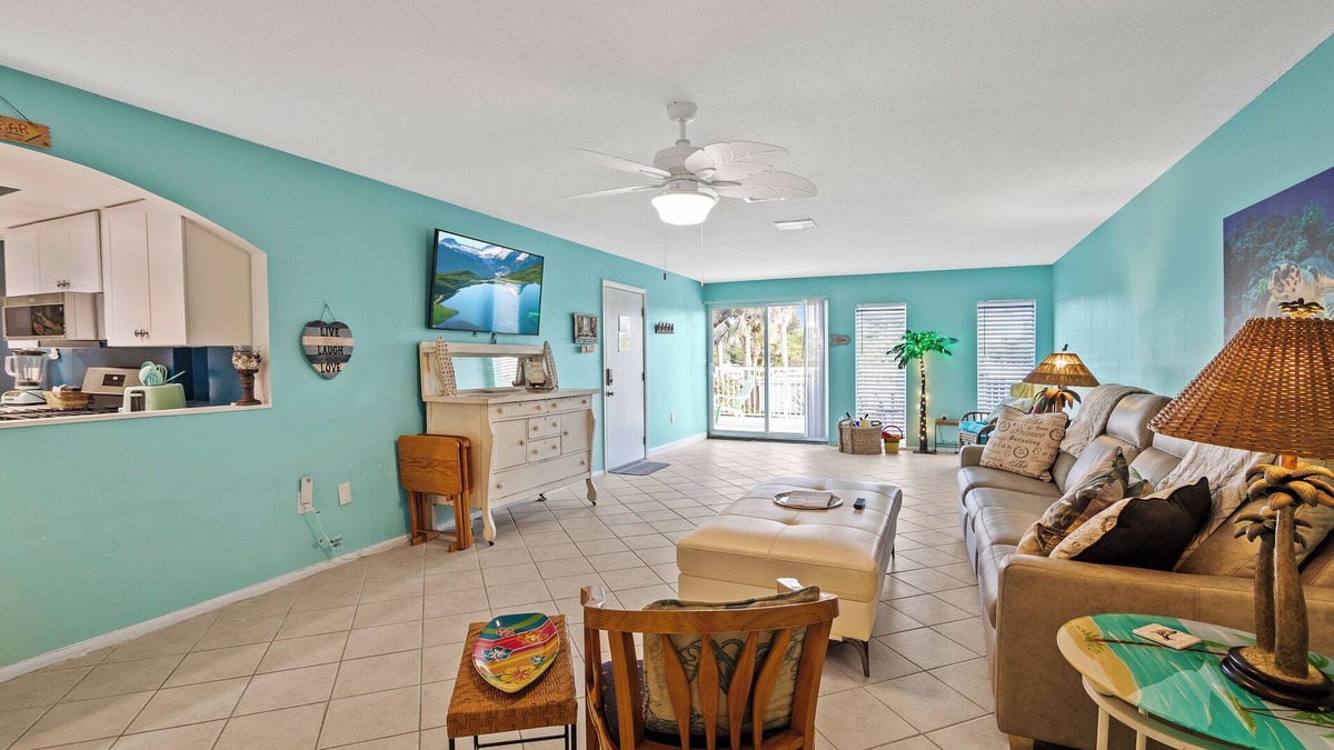 Port Canaveral Villa | Cape Canaveral, 2nd Story, 3 Bedroom, 2 Bathroom, Rooftop Deck, near Beach
