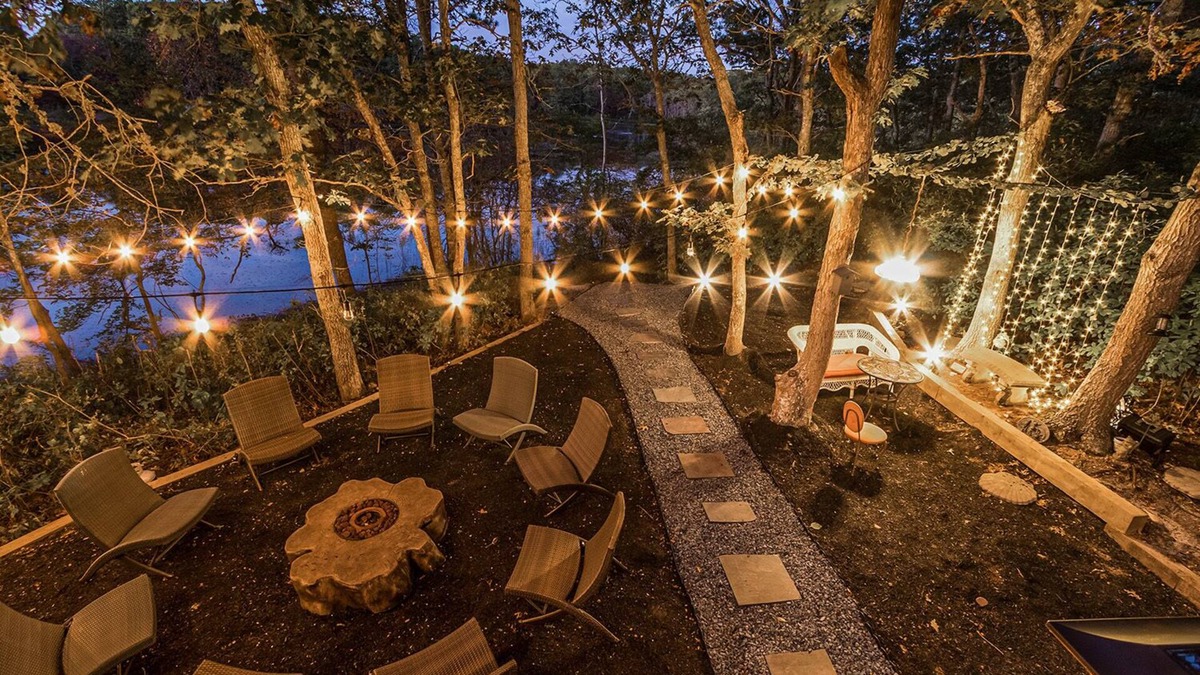 East Harwich Villa | Cape Cod Villa pond front vacation home, retreat, spa, venue, film location