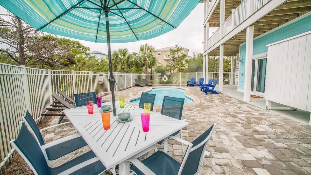 Seagrass House | Cape San Blas, FL. Private Heated Pool. Steps to the Beach!