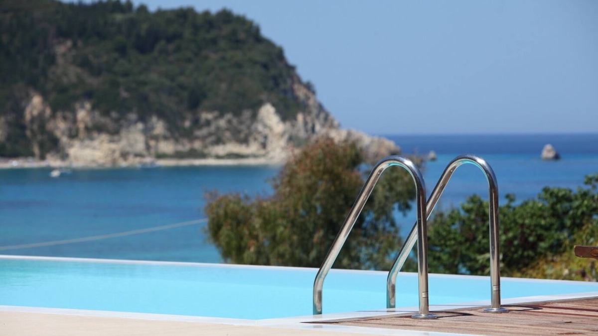 Agios Nikitas Villa | Capro - New 5-bedroom villa with private pool and stunning view!