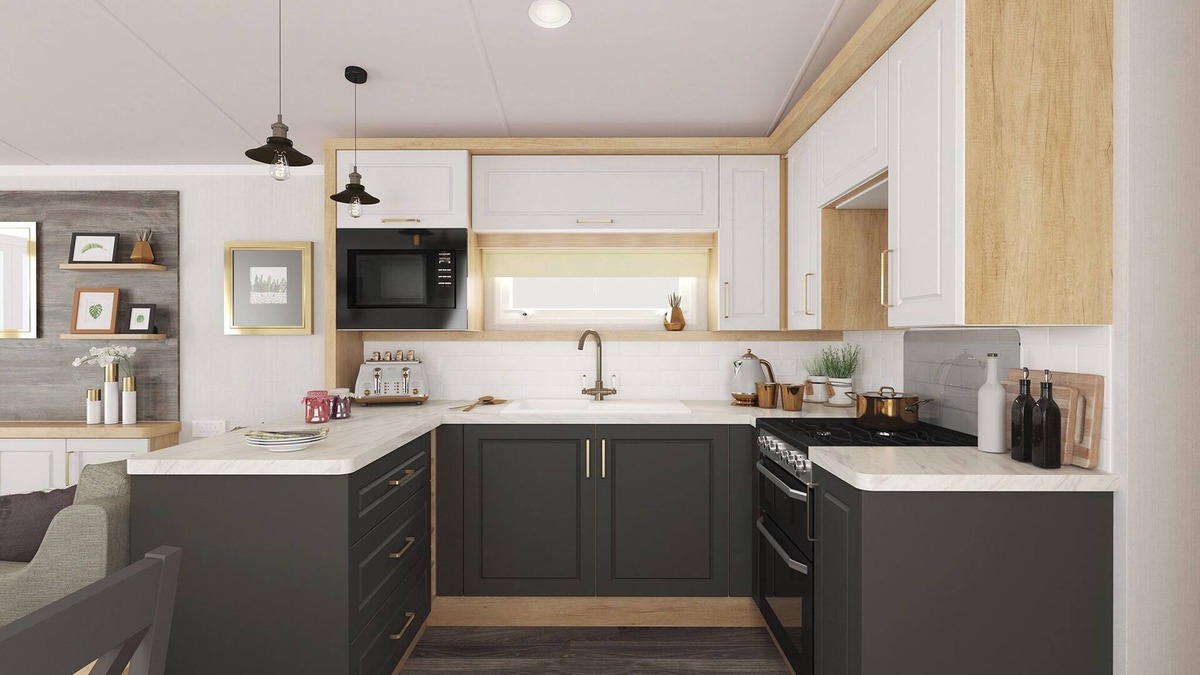 Waren Mill House | Caravan with one double and one twin.