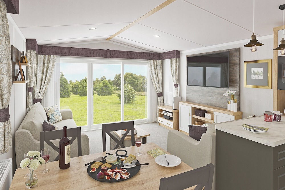 Waren Mill House | Caravan with one double and two twin.