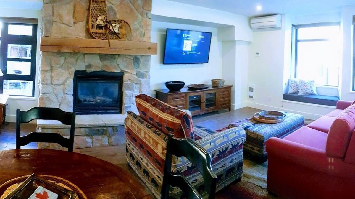 Whistler Village Condo | Carleton Lodge, with huge Mountain Facing Patio! Great property for families!