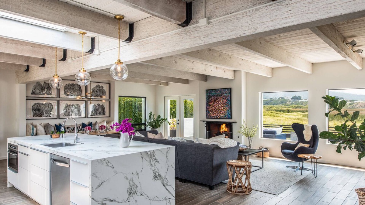 Carmel Point House | Carmel Modern Hacienda walking distance to town W/3 Bedrooms and 3.5 Baths
