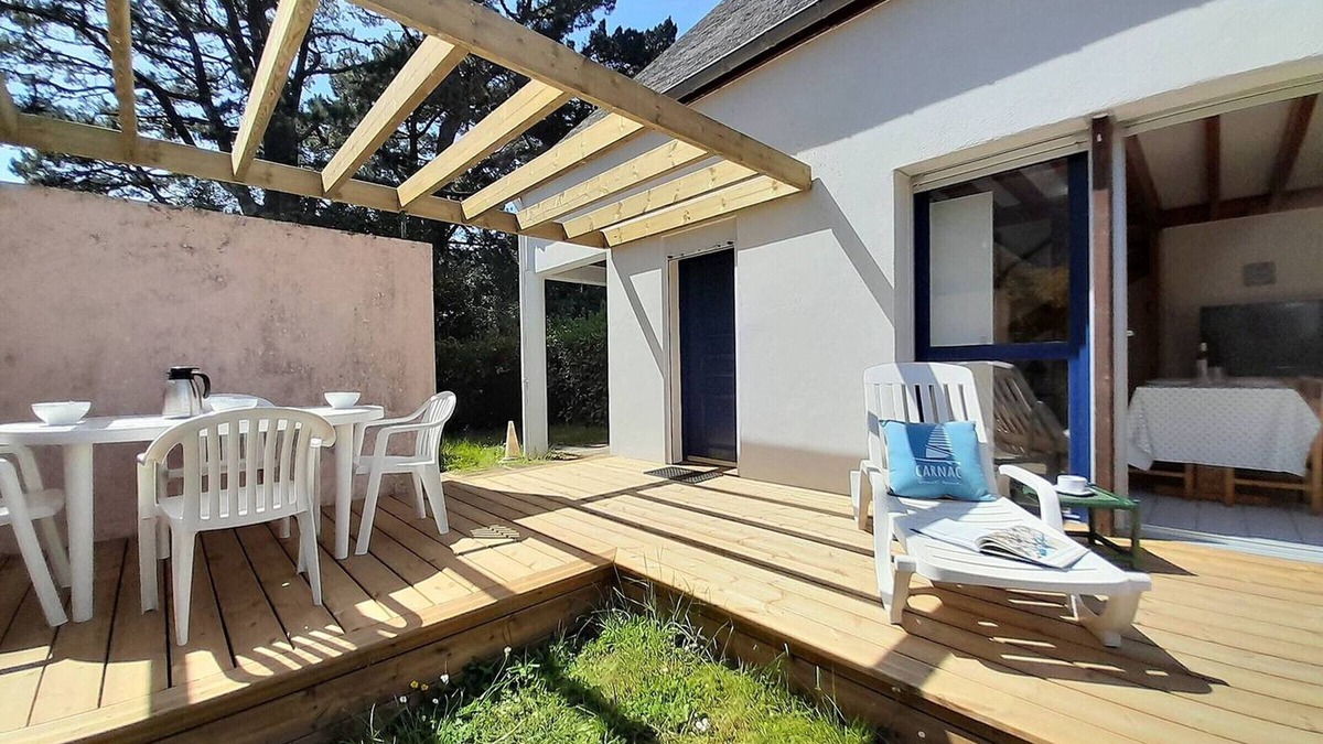 Carnac Villa | Carnac: Maison 3P 55m², 6 Pers, Piscine Chauffée, Proche Plage, Wifi, Parking, Animaux Ok