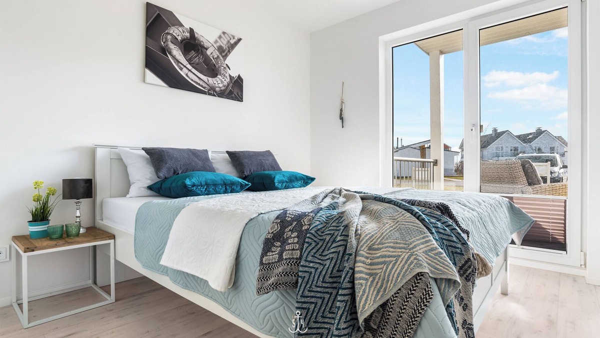 Olpenitz Apartment | Carpe Diem - directly on the water, terrace, bathtub, infrared sauna, washing machine