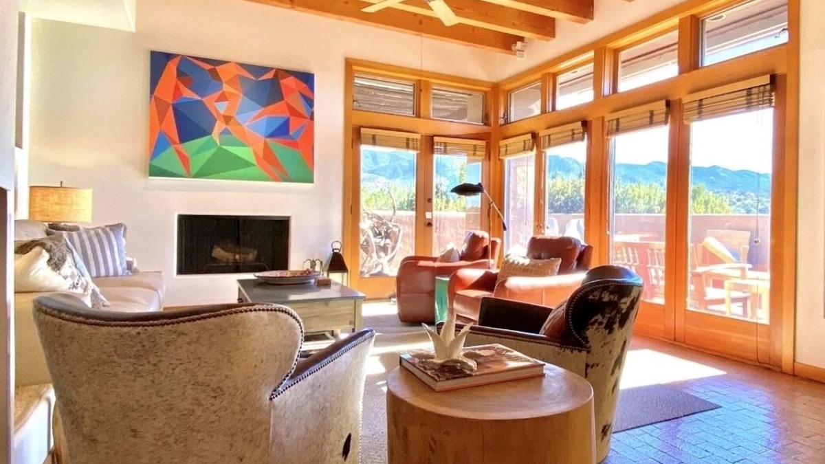 Nambe Pueblo Condo | Casa Alta Vista - private, quiet, glorious views, 7mi to town