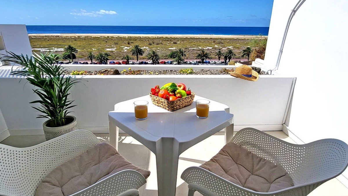 Solana del Matorral Apartment | Casa Atlantica, Morro Jable Jandia, Meerblick, Balkon