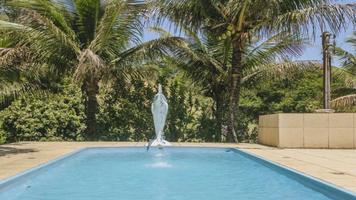 Pirai House | Casa com piscina e vista para montanha em Pirai