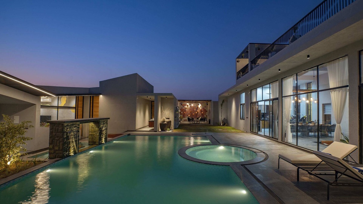 Jodhpur Villa | Casa Concreto: Luxury Concrete Villa-Heated Pool -Jodhpur-Rajasthan