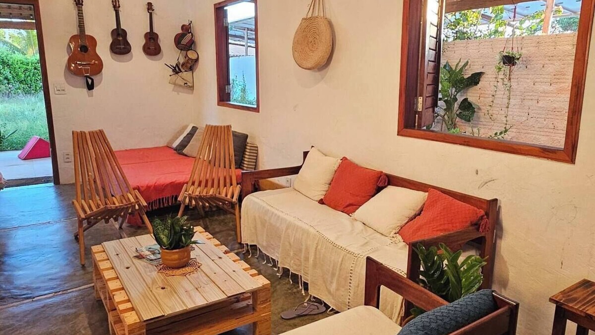 Icapui House | Casa da Ceu, close to the slope of Picos Beach