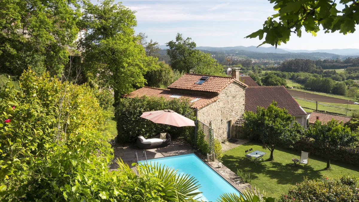 Santiago de Compostela House | Casa de Afora -casa con Piscina y Jacuzzi Privados