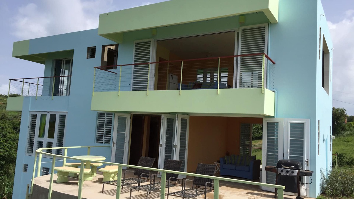 Villa Borinquen House | " Casa de Falcon " On A Breezy Hill With Spectacular Views Of The Ocean