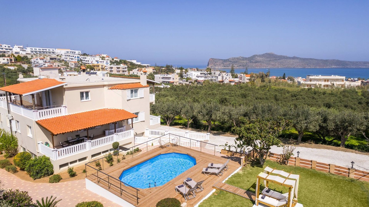 Agia Marina Villa | Casa de Philippe, with a stunning sea view