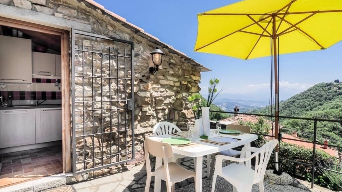 Ricco del Golfo di Spezia House | Casa del Borgo - Renata - Terrazza con vista panoramica