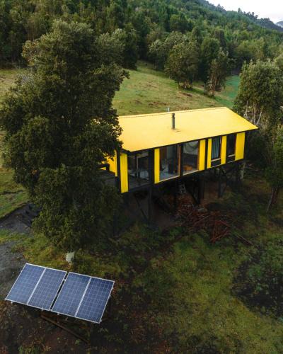 Los Ladrillos House | Casa Embarcadero, casa de montaña en Cochamó