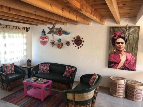 Centro House | CASA FRIDA, Casa p/6 pax Centro Tequisquiapan
