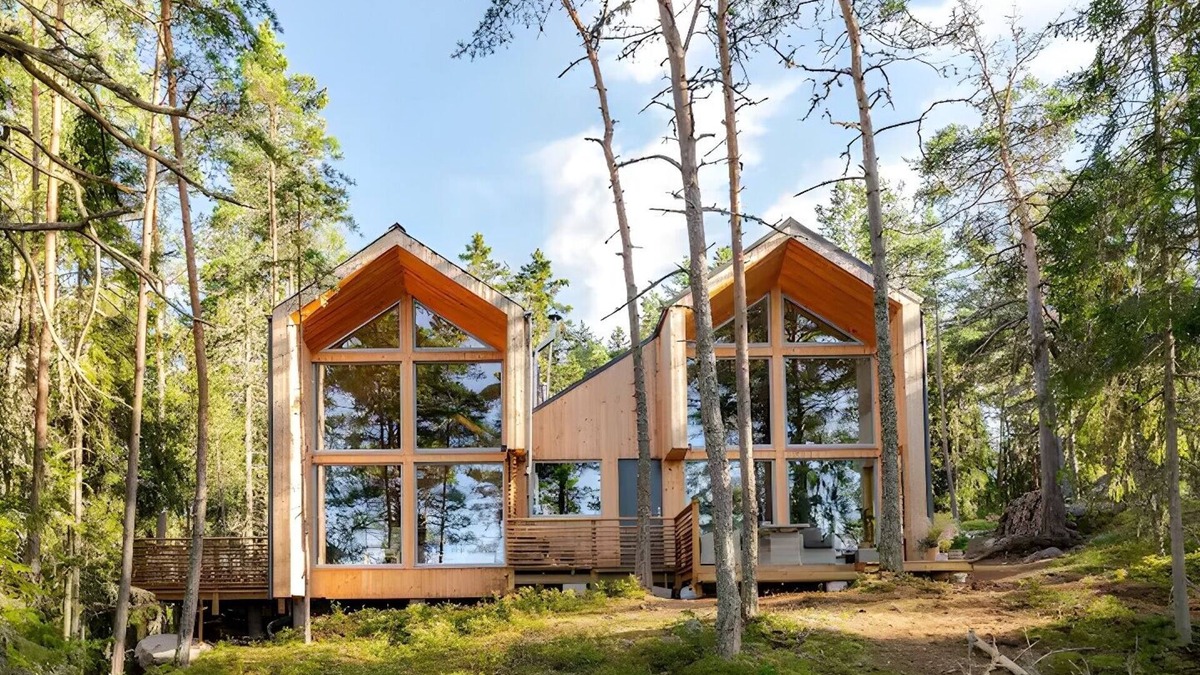 Korppoo Villa | Casa Kolibri, beautiful 3-Bedroom Seaside Cabin in Turku archipelago