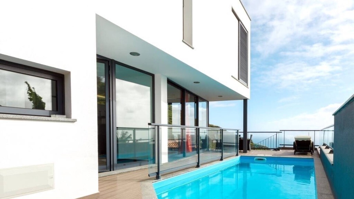 Calheta Villa | Casa Maciel com 3 Quartos, piscina e vista mar