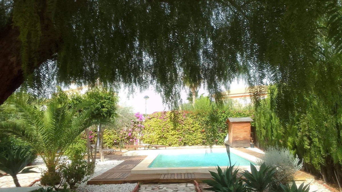 San Juan de Alicante Apartment | Casa Maria with Mediterranean garden