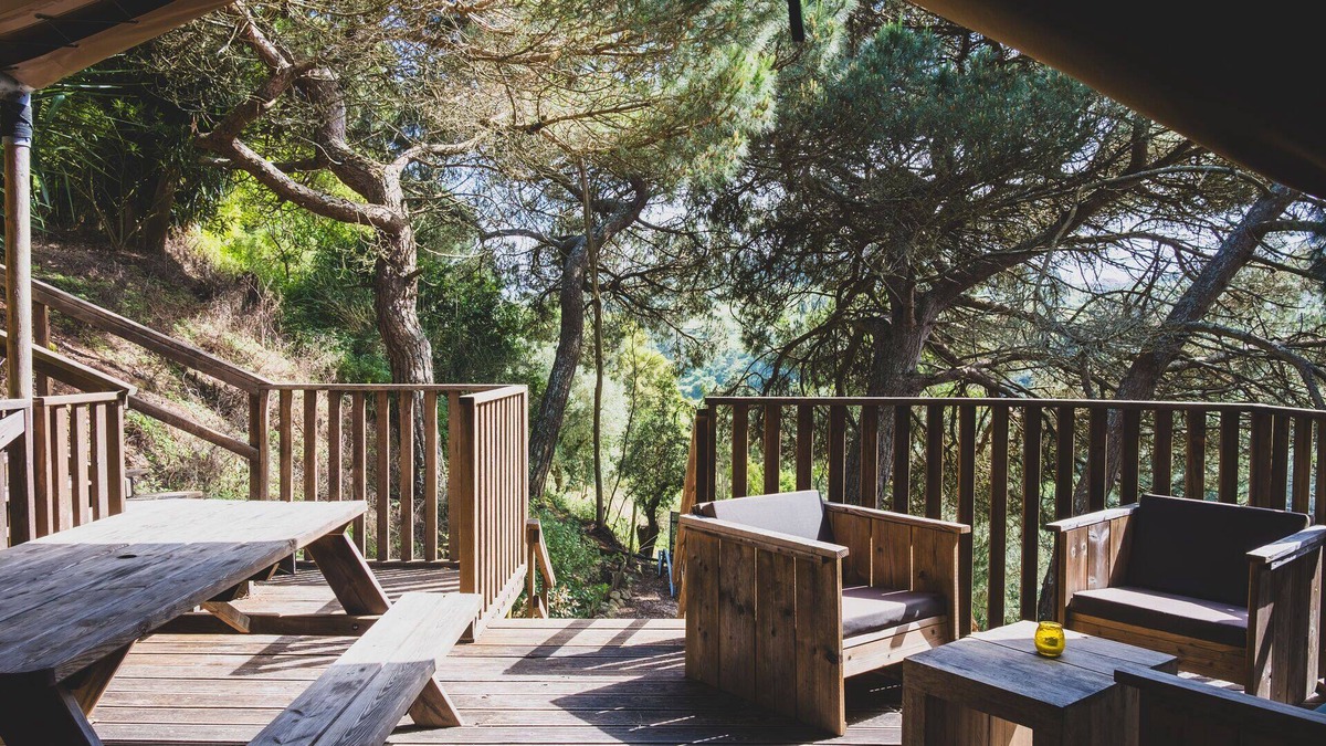 Caldas da Rainha RV Rental | Casa Matsu – Luxury Safari Tent for Families and Groups at Quinta Japonesa