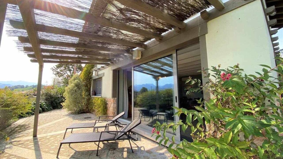 Parres House | Casa Palo, Balcony to Picos de Europa.