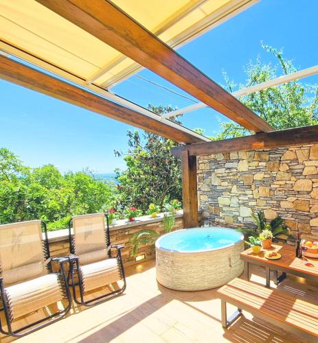 Giugnano House | Casa Papalino, con Jacuzzi e vista sulle colline di Vinci