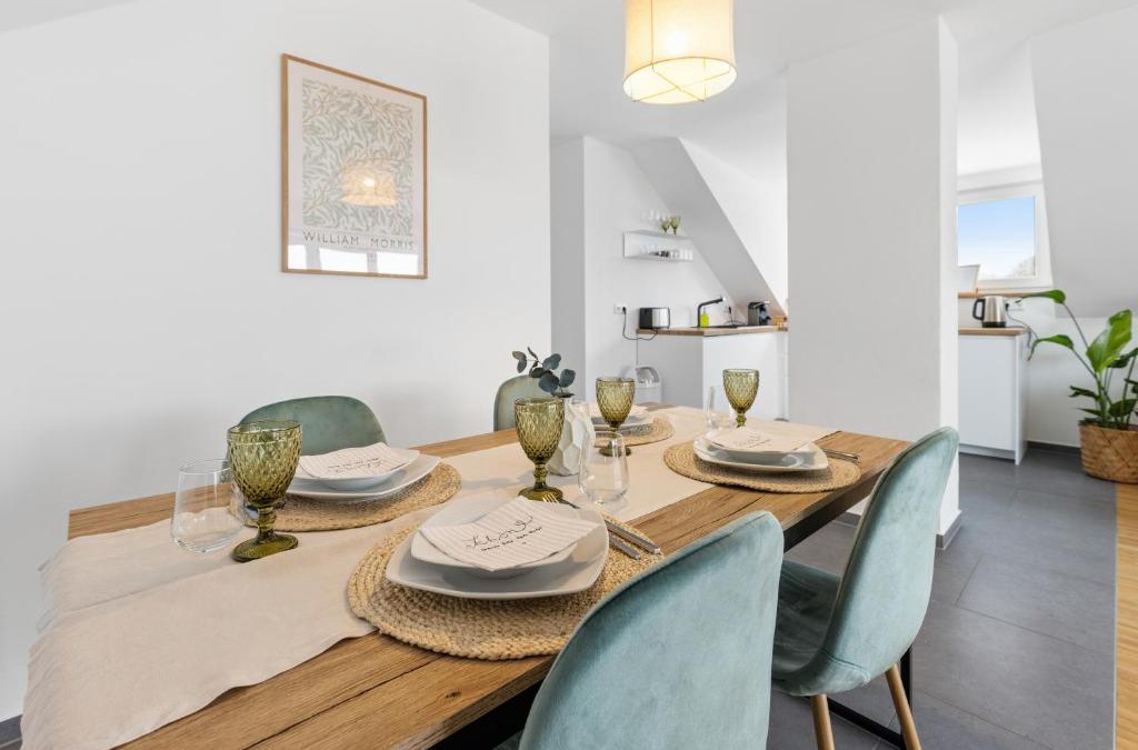 Hanfeld Apartment | Casa Verde: Küche, TV, Nespresso, im Grünen