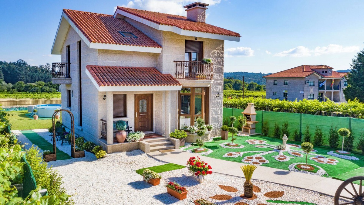 Caldas de Reis House | Casa Victoria with Jacuzzi and pool