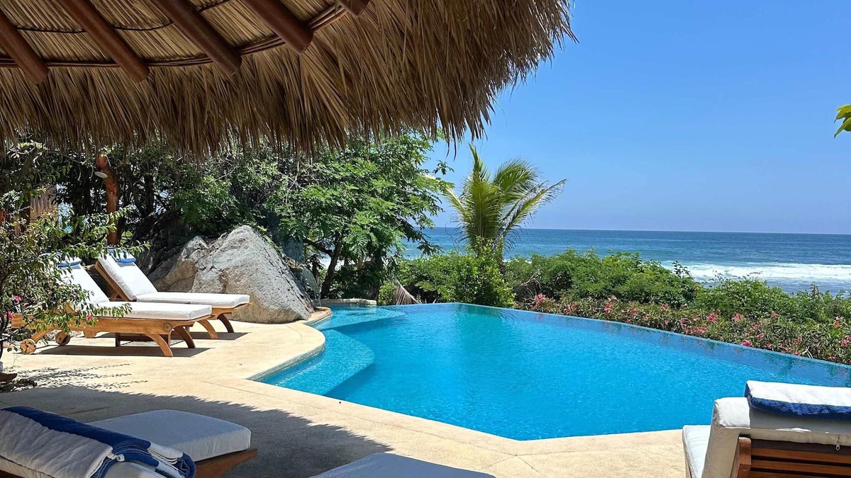 Troncones House | Casamar, beach front estate on Troncones Point