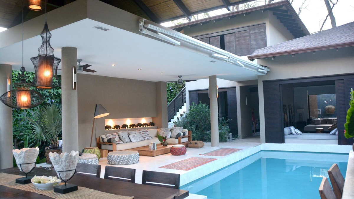 Playa Hermosa Cobano Villa | Casas de Agua -Villa Agua Clara- Designer house. Walking dist. to the beach.