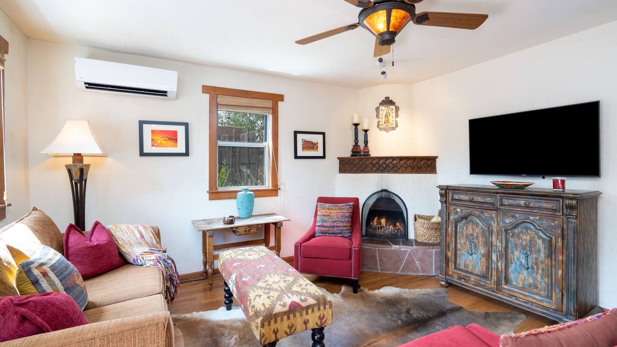 South Capitol House | Casita Zorro | Fireplace, Patio, Near Activities