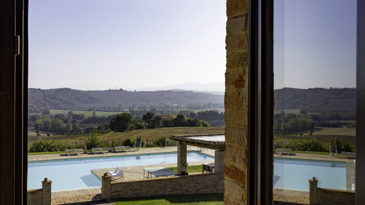 Santa Maria Nuova Villa | CASTAGNA apartment 110 sqm with shared swimming pool.