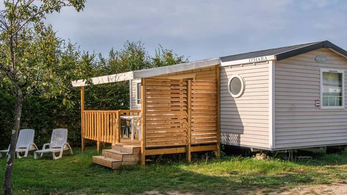 Sainte-Catherine-de-Fierbois House | Castel Camping Parc de Fierbois * - Mobile home - 2 bedrooms - 1 bathroom - Comfort 4 people
