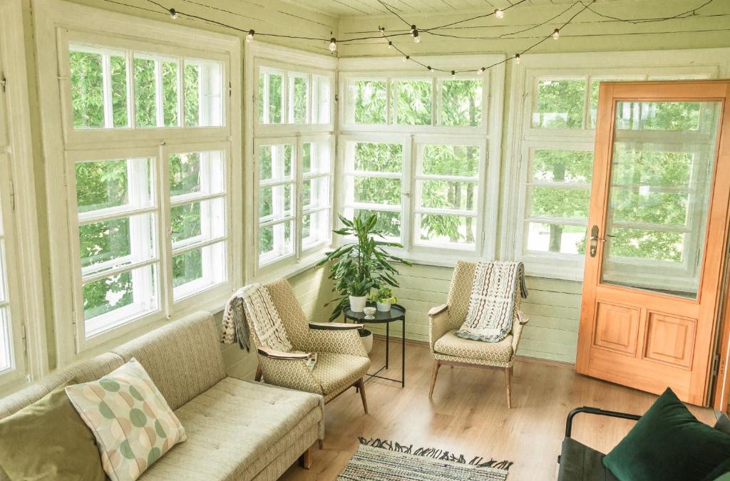 Cesis Apartment | Castle Park Apartment with sunset veranda