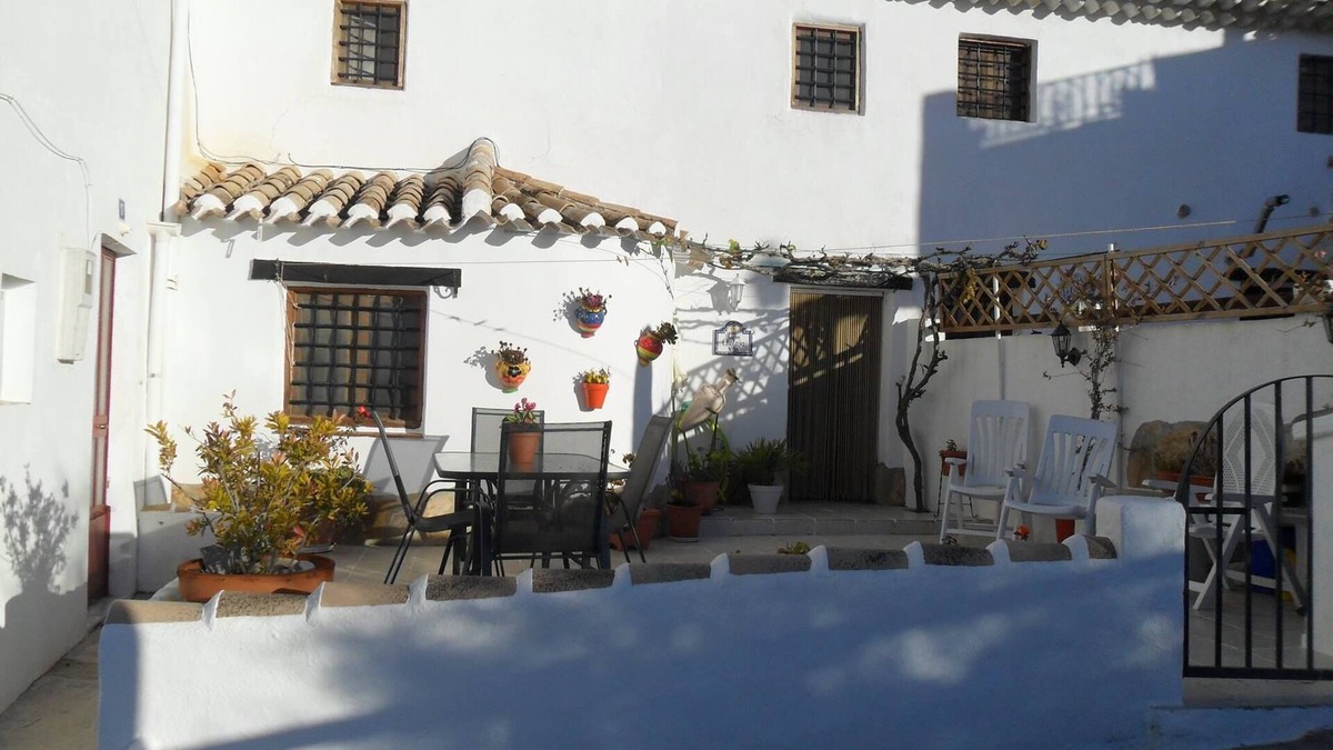 La Alqueria House | Cave House with a spectacular view of the village and across to Sagra