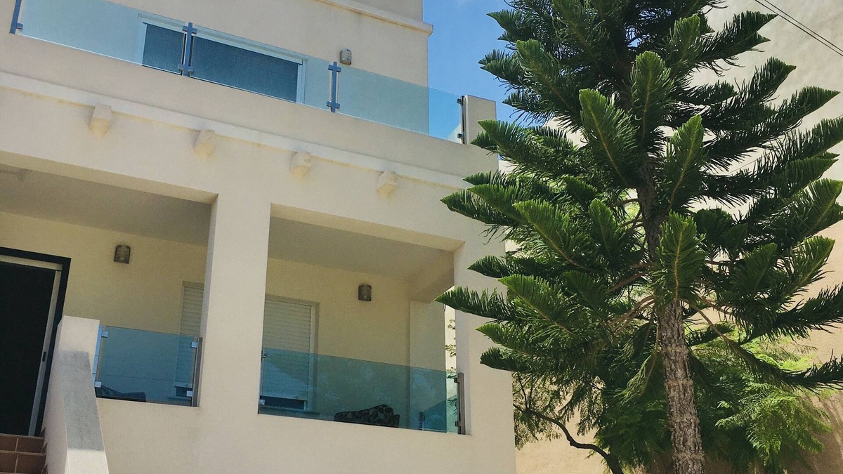 San Miguel de Salinas Villa | CBA Casa Bohemios AZUL: modern villa with private pool at Costa Blanca Spain