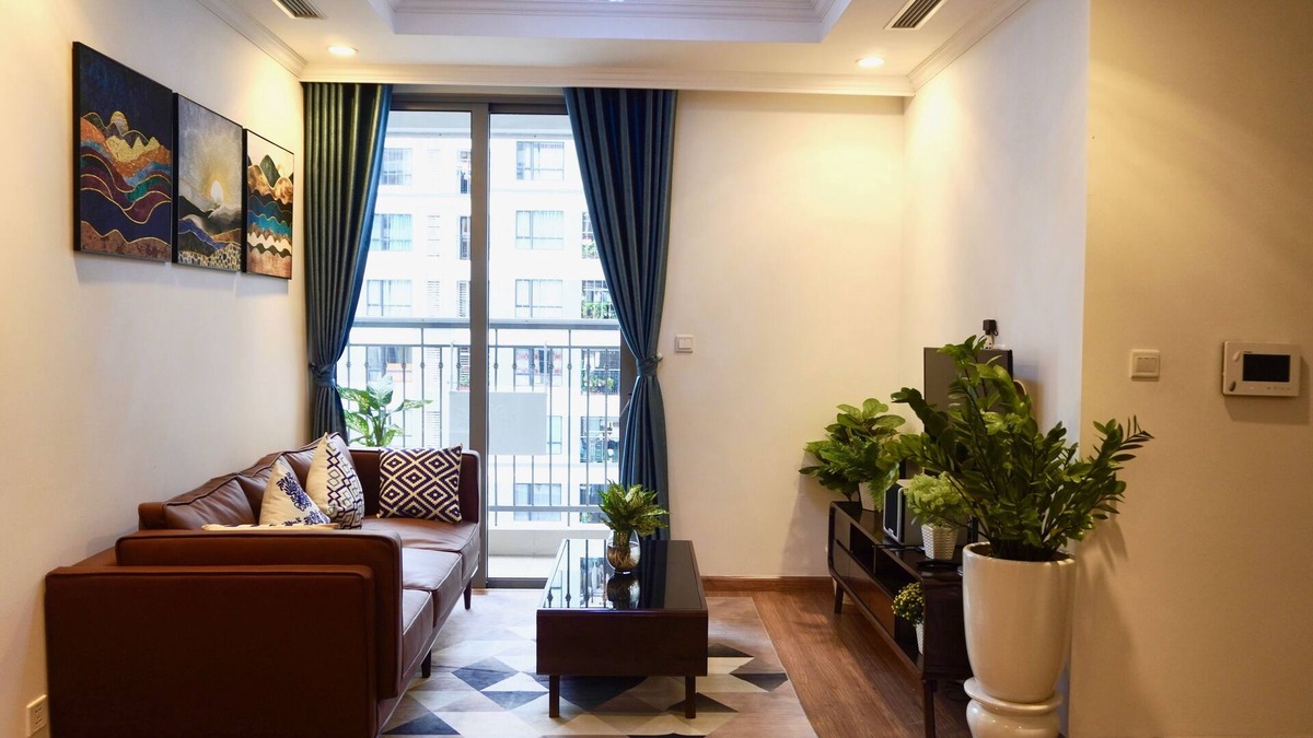 Hai Ba Trung Apartment | CDCAS cozy modern 2 bedroom service apartment PARKHILL Vinhomes Times City
