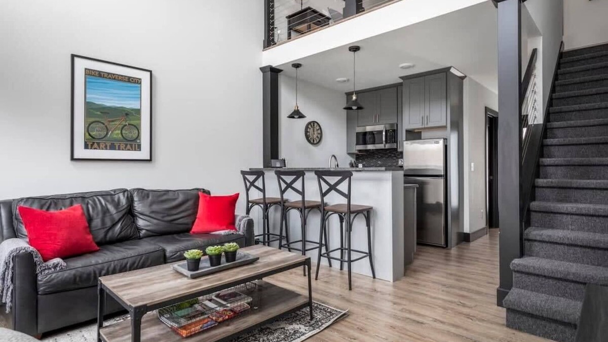 Traverse City Apartment | Center City Lofts 508-2 Near Town and TART Trail