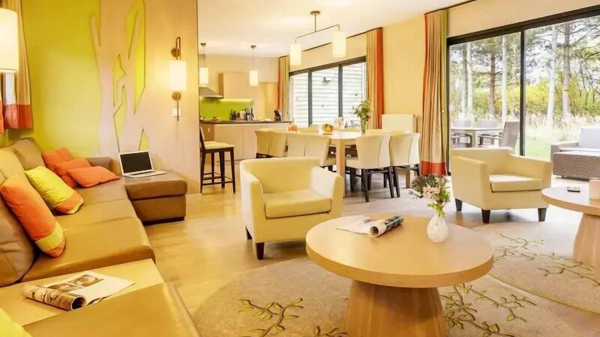 Curcay-sur-Dive House | Center Parcs - Domaine Le Bois aux Daims - Cottage 7 Rooms 12 People VIP