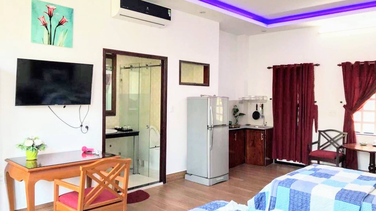 Hai Chau Apartment | ❤Center, Warm, Quiet, 2Bed, Free CaFe, 700M to Han River, Dragon Bridge❤P201
